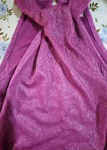 Sparkly Halter Neck Mini Dress