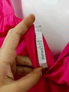 Chic Pink Bow Detail Dress