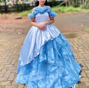 Enchanting Blue Ball Gown