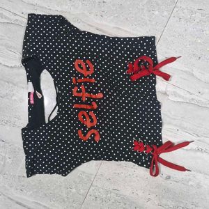 Cute Polka Dot "Selfie" T-Shirt