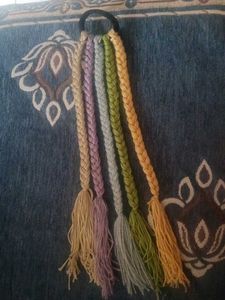Boho Braided Hair Tie 5 liyers