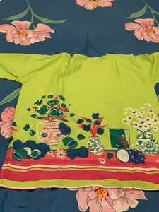 women cord set rayon cotton