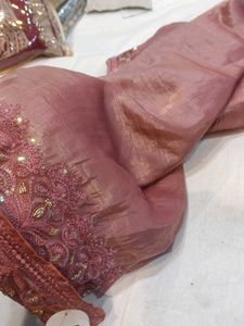 Embroidered Silk Saree