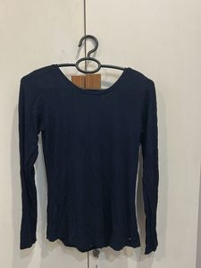 Allen solly Navy Blue Long Sleeve Top