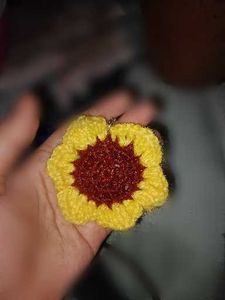 Crochet Mushroom &amp; Flower Keychain