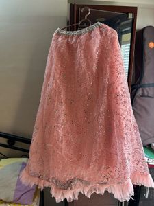 Pastel Pink Embroidered Lehenga Set