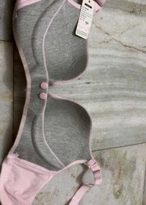 Elegant Lace Trim Comfort Bra
