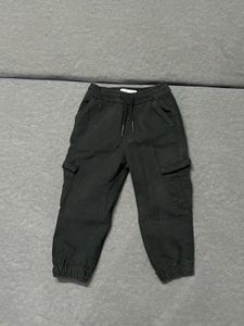 Zudio Kids Black Cargo Jeans