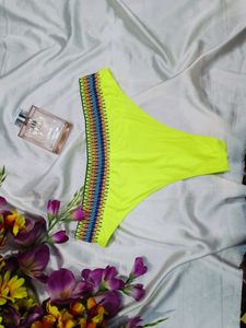 🇳🇿💫🎀Neon Yellow Bikini bottom