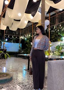 H&amp;M Brown Wide Leg Pants