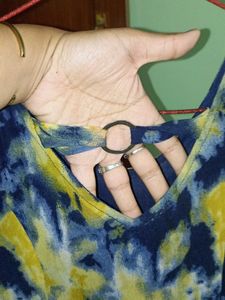 Stylish Tie-Dye Print Dress