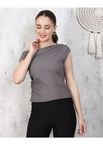 SALE🔥Gray One-Shoulder Top