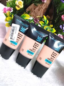 Pack of 3 Maybelline New York Liquid Foundation, M