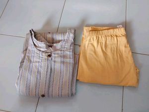 Striped Kurta Set