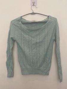 Mint Green Knit Sweater