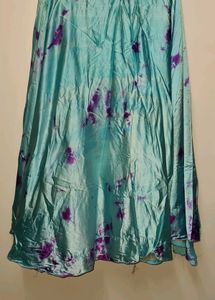 Vibrant Purple satin lehenga