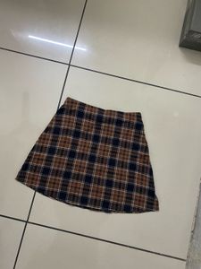 H&amp;M Plaid Mini Skirt