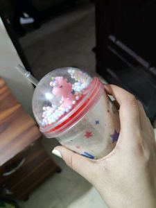 Cute Unicorn Tumbler with Straw