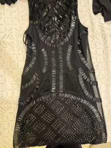 Sparkling Black Flapper Dress
