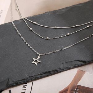 Layered Star Necklace