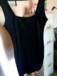 Black mini dress