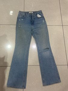 Women's Light Wash Flare Jeans