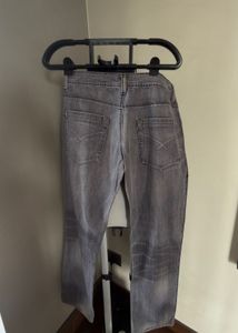 Men's Grey Wash Denim Jeans