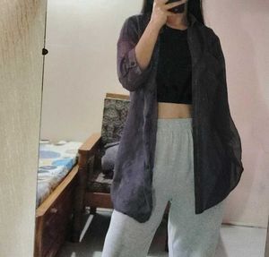 Chiffon Mesh Shirt