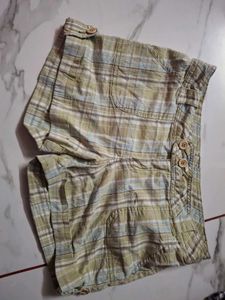 Plaid Cargo Shorts