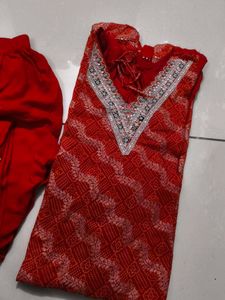 karva chauth special red suit