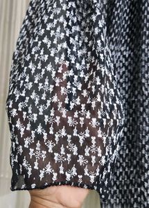 Elegant Black &amp; White Dupatta
