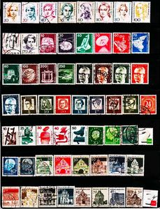 100 DIFFERENT GERMANY USED STAMPS LOT