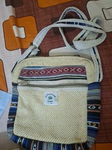 Himalayan Hemp Crossbody Bag