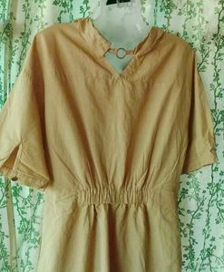 Khaki Mini Dress