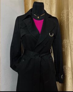 Elegant Black Trench Coat , PRICE ⬇️