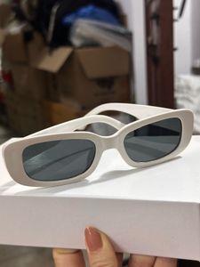 Trendy White Frame Sunglasses