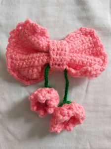 Pink Bow clip