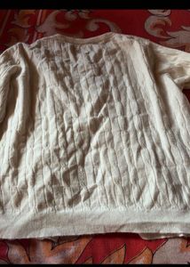 Cream Cable Knit Cardigan