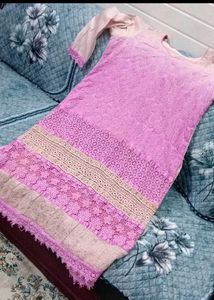 Beautiful Pink Kurta Set with Dupatta