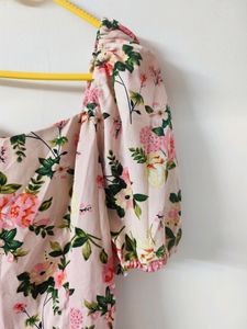 Pink Floral Top