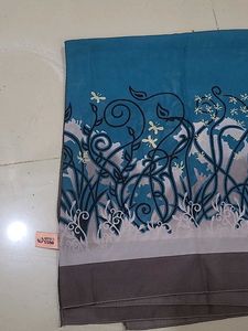 Beautiful Teal Floral scaff