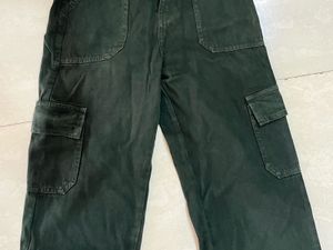 Dark Green Cargo Pants