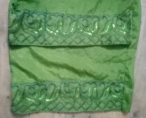 Green Embroidered Kurta