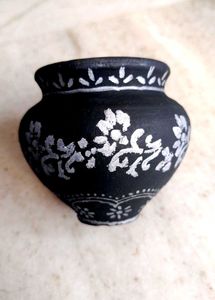 Hand-Painted Decorative Pot