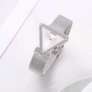 Elegant Triangle Guess Watch with Crystals