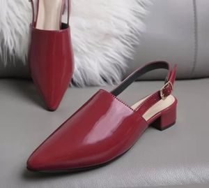 Red Slingback Heels