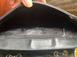 vintage Chanel quilted leather bag