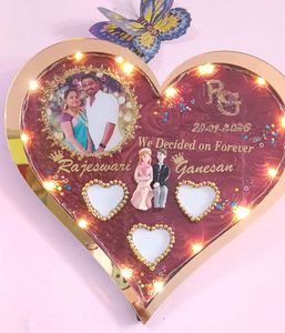 Personalized Heart Photo Frame