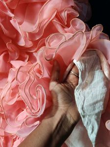 Sparkling Pink Ruffle Dress💃 n girls shoes in com