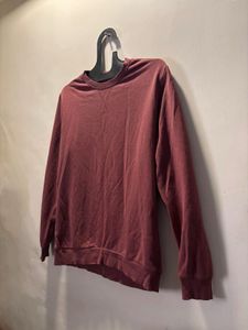 Maroon Crew Neck Sweatshirt
